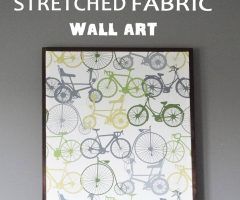  Best 20+ of Stretched Fabric Wall Art