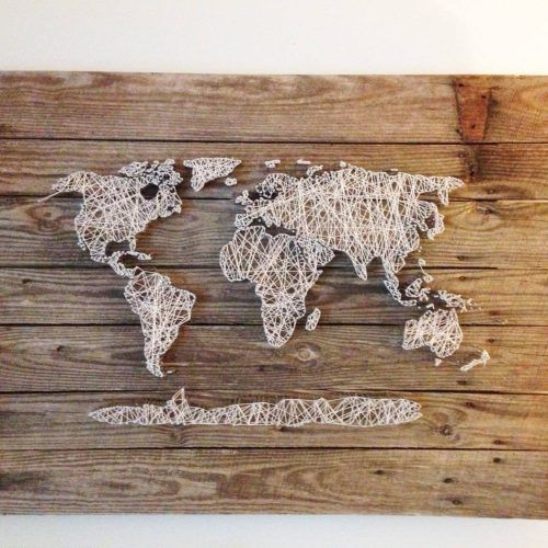 String Map Wall Art (Photo 1 of 20)
