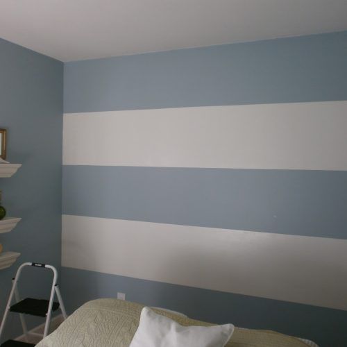 Horizontal Stripes Wall Accents (Photo 1 of 15)