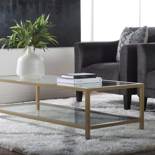 Wood Coffee Tables With 2-Tier Storage (Photo 18 of 20)