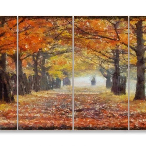 Canvas Wall Art Of Trees (Photo 15 of 15)