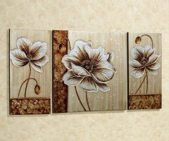 20 Collection of Floral Canvas Wall Art