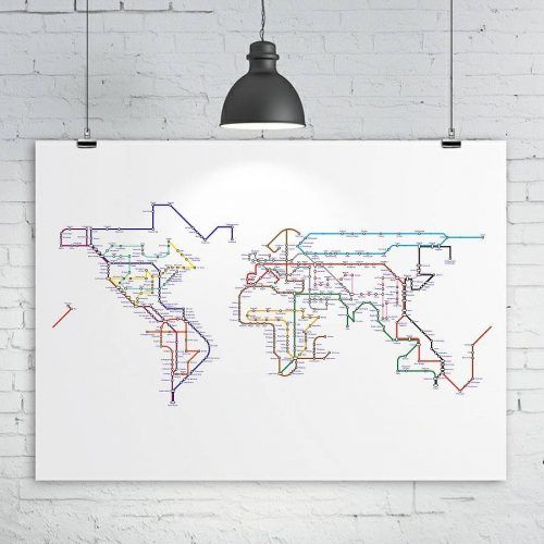 Tube Map Wall Art (Photo 14 of 20)