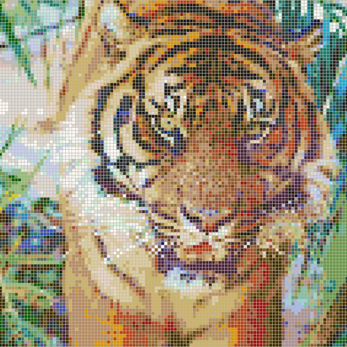 Pixel Mosaic Wall Art (Photo 6 of 20)
