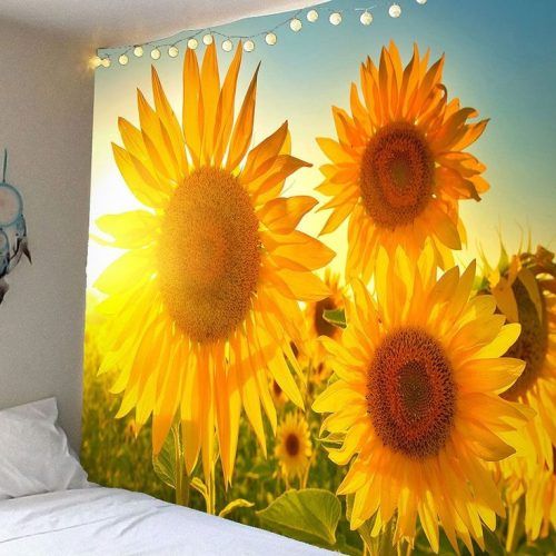 Sunflower Metal Framed Wall Art (Photo 12 of 20)