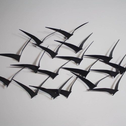 Birds In Flight Metal Wall Art (Photo 4 of 30)