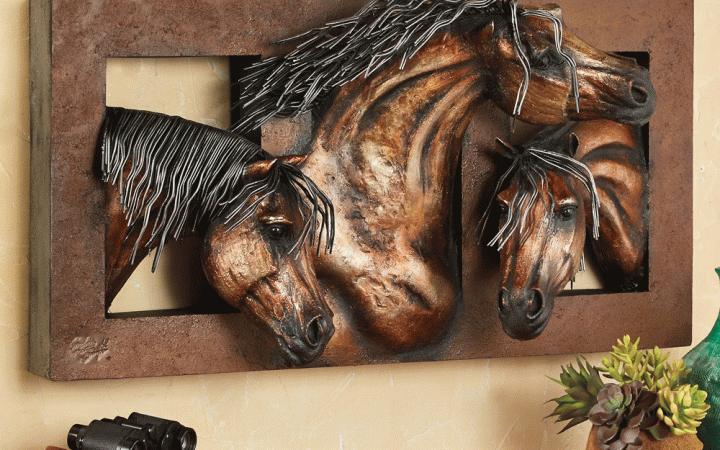  Best 20+ of 3d Horse Wall Art