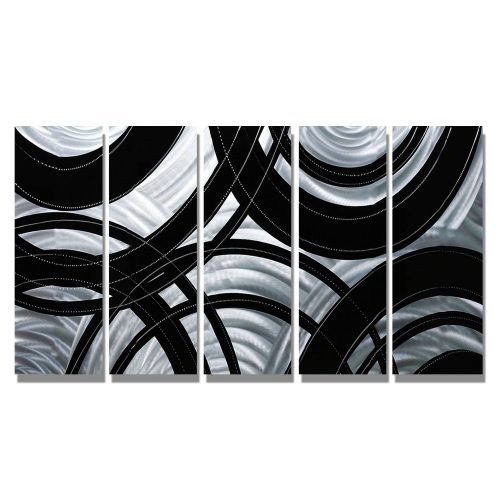 Black And Silver Metal Wall Art (Photo 6 of 20)