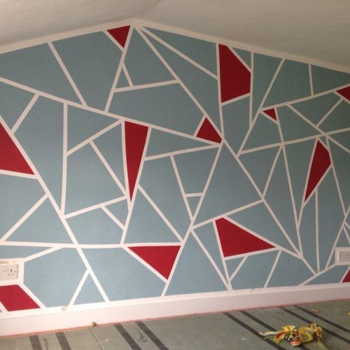 Geometric Shapes Wall Accents (Photo 5 of 15)