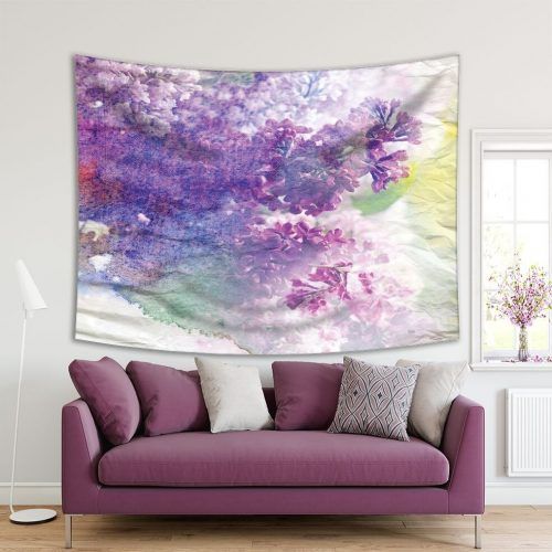 Blended Fabric Spring Blossom Tapestries (Photo 16 of 20)