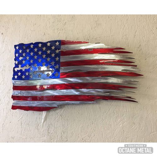 American Flag Metal Wall Art (Photo 6 of 20)