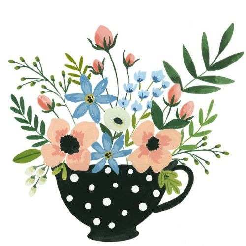 Floral Illustration Wall Art (Photo 9 of 20)