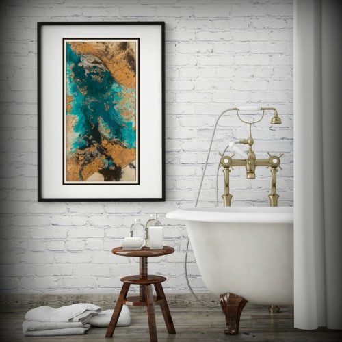 Abstract Wall Art For Bathroom (Photo 7 of 20)