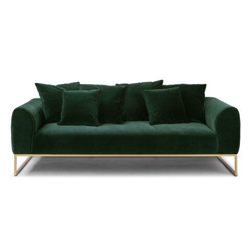 75" Green Velvet Sofas (Photo 17 of 20)