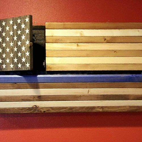 Rustic American Flag Wall Art (Photo 15 of 20)