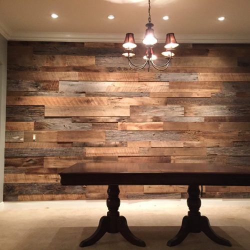Reclaimed Wood Wall Accents (Photo 2 of 15)
