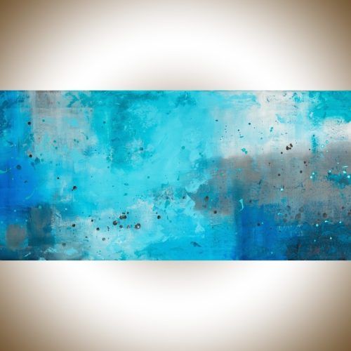 Blue And Brown Abstract Wall Art (Photo 11 of 18)