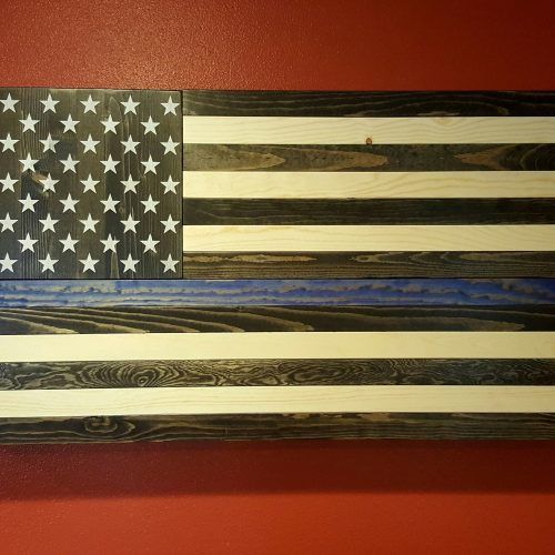 American Flag Wall Art (Photo 2 of 15)