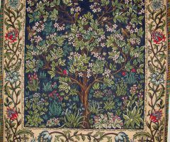 20 Ideas of Blended Fabric Tree of Life, William Morris Wall Hangings