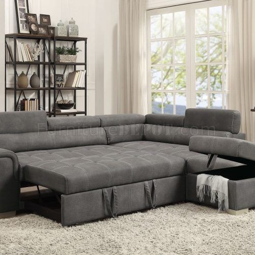 3 In 1 Gray Pull Out Sleeper Sofas (Photo 7 of 20)