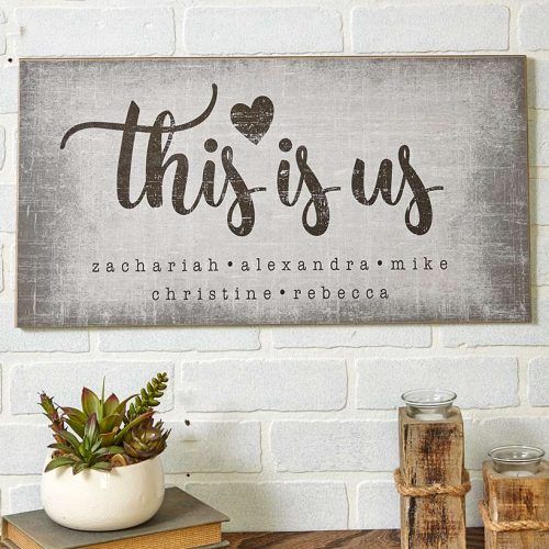 This Is Us Wall Decor (Photo 7 of 20)