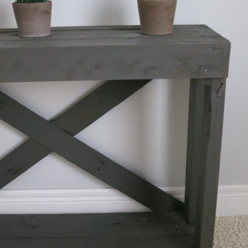 Rustic Bronze Patina Console Tables (Photo 13 of 20)