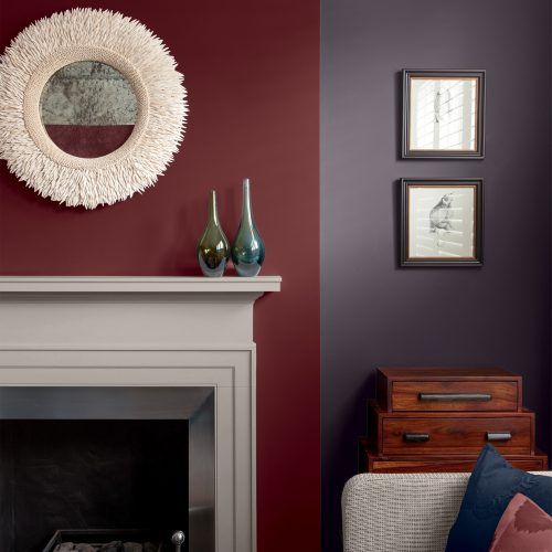Maroon Wall Accents (Photo 11 of 15)