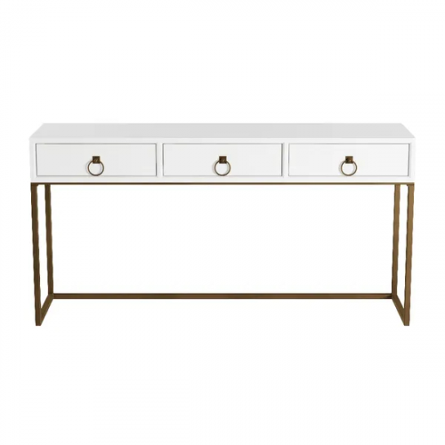 Gloss White Steel Console Tables (Photo 19 of 20)