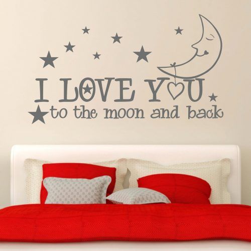 I Love You To The Moon And Back Wall Art (Photo 20 of 20)