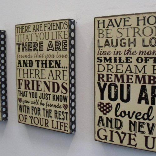Wooden Words Wall Art (Photo 16 of 30)