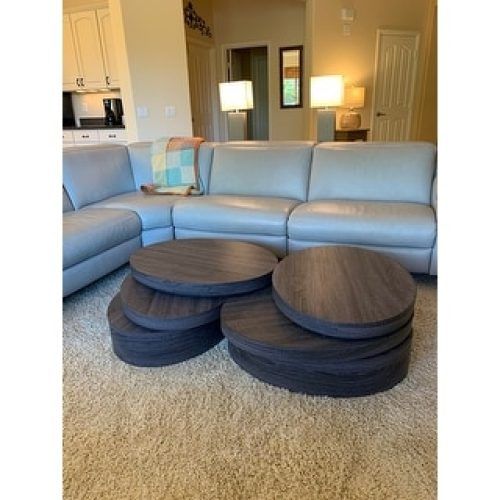 Oval Mod Rotating Coffee Tables (Photo 18 of 20)