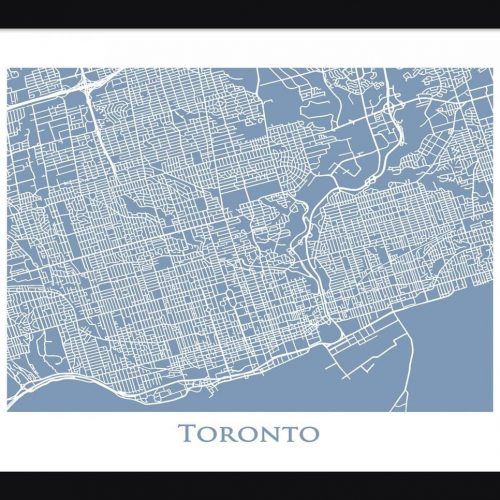 Toronto Map Wall Art (Photo 13 of 20)