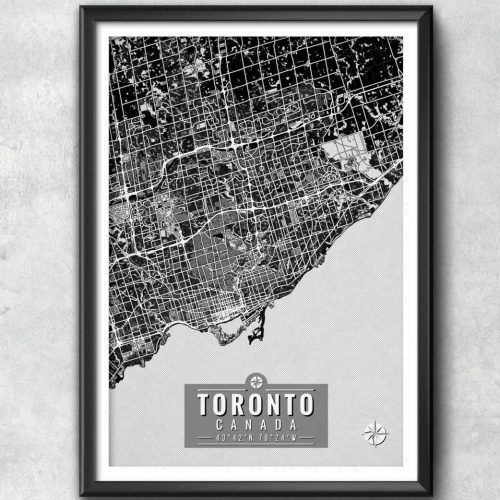 Map Wall Art Toronto (Photo 4 of 20)