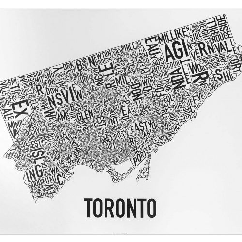 Toronto Map Wall Art (Photo 1 of 20)