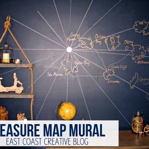 Treasure Map Wall Art (Photo 10 of 20)