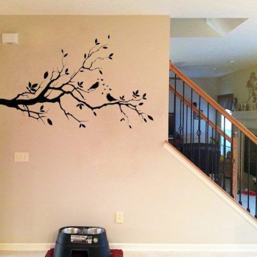 Bird On Tree Branch Wall Art (Photo 16 of 20)