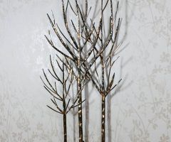 18 Collection of Metal Wall Art Trees and Branches
