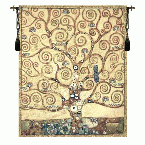 Blended Fabric Klimt Tree Of Life Wall Hangings (Photo 15 of 20)