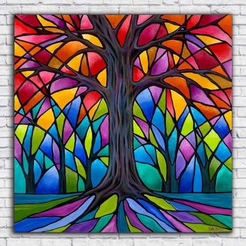 Blended Fabric Pastel Tree Of Life Wall Hangings (Photo 5 of 20)