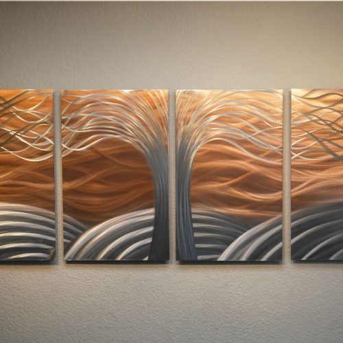 Trees Silver Wall Art (Photo 1 of 20)