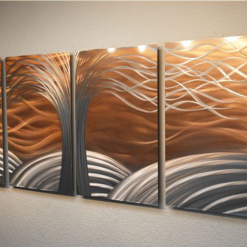 Abstract Copper Wall Art (Photo 9 of 20)