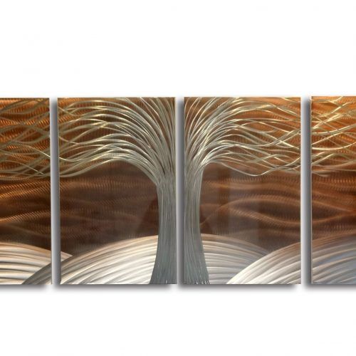 Abstract Leaf Metal Wall Art (Photo 11 of 20)