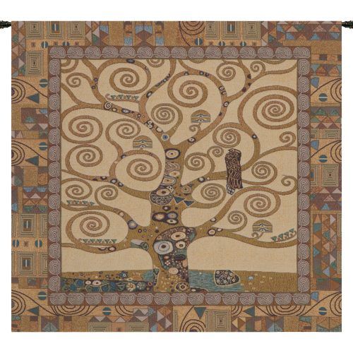 Blended Fabric Klimt Tree Of Life Wall Hangings (Photo 6 of 20)