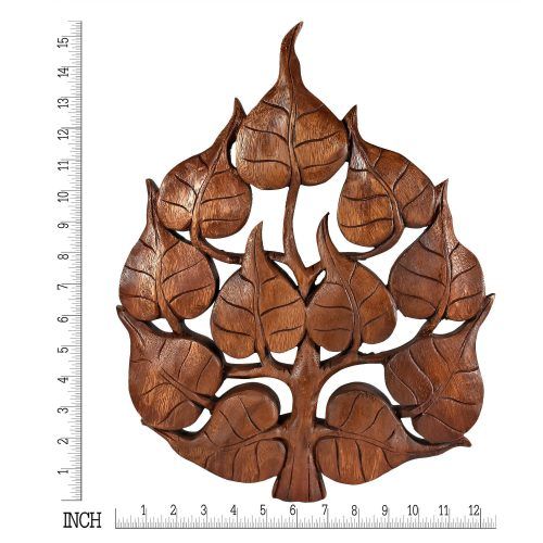 Tree Shell Leaves Sculpture Wall Decor (Photo 8 of 20)