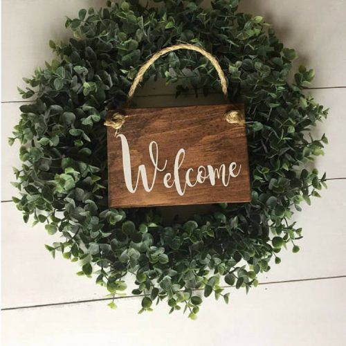 Tree Welcome Sign Wall Decor (Photo 11 of 20)