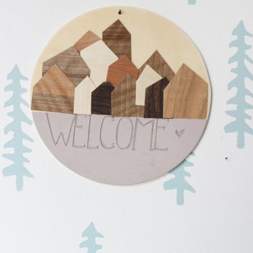 Tree Welcome Sign Wall Decor (Photo 7 of 20)