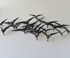 30 Collection of Birds in Flight Metal Wall Art