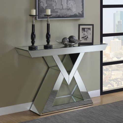 Mirrored And Chrome Modern Console Tables (Photo 11 of 20)