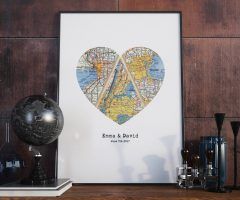 The Best Personalized Map Wall Art