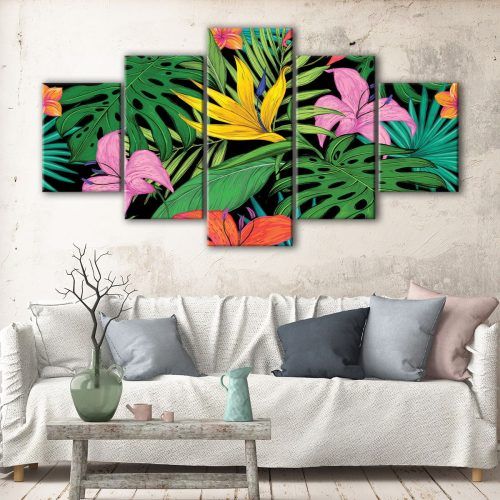 Tropical Leaves Wall Art (Photo 16 of 20)